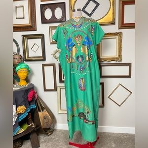 Vintage Egyptian Kaftan Maxi